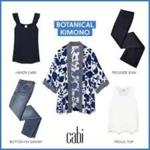 NWOT XS/S Cabi Botanical Kimono